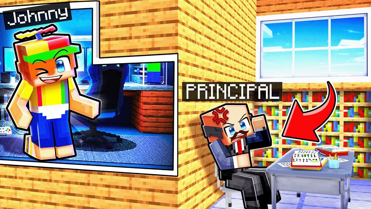 I Built a Secret Room to Hide From My PRINCIPAL...