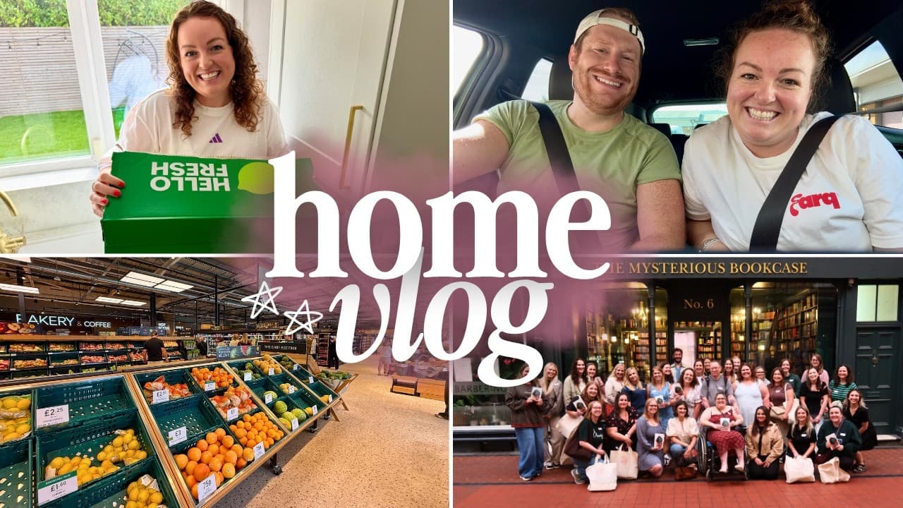 HOME VLOG! ๐ก busy weekend, book event recap, cooking, homeware shopping & new Autumn handbag! ๐ซถ AD