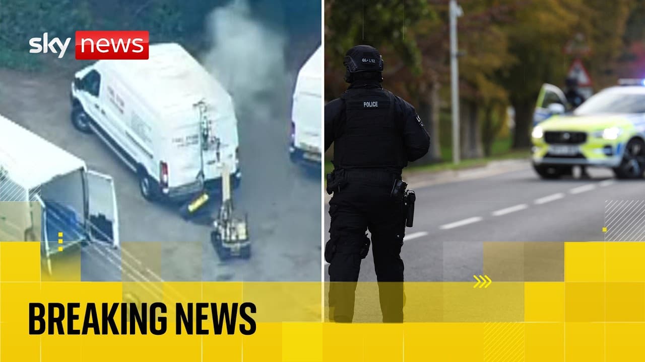 Five men arrested after major incident near RAF base