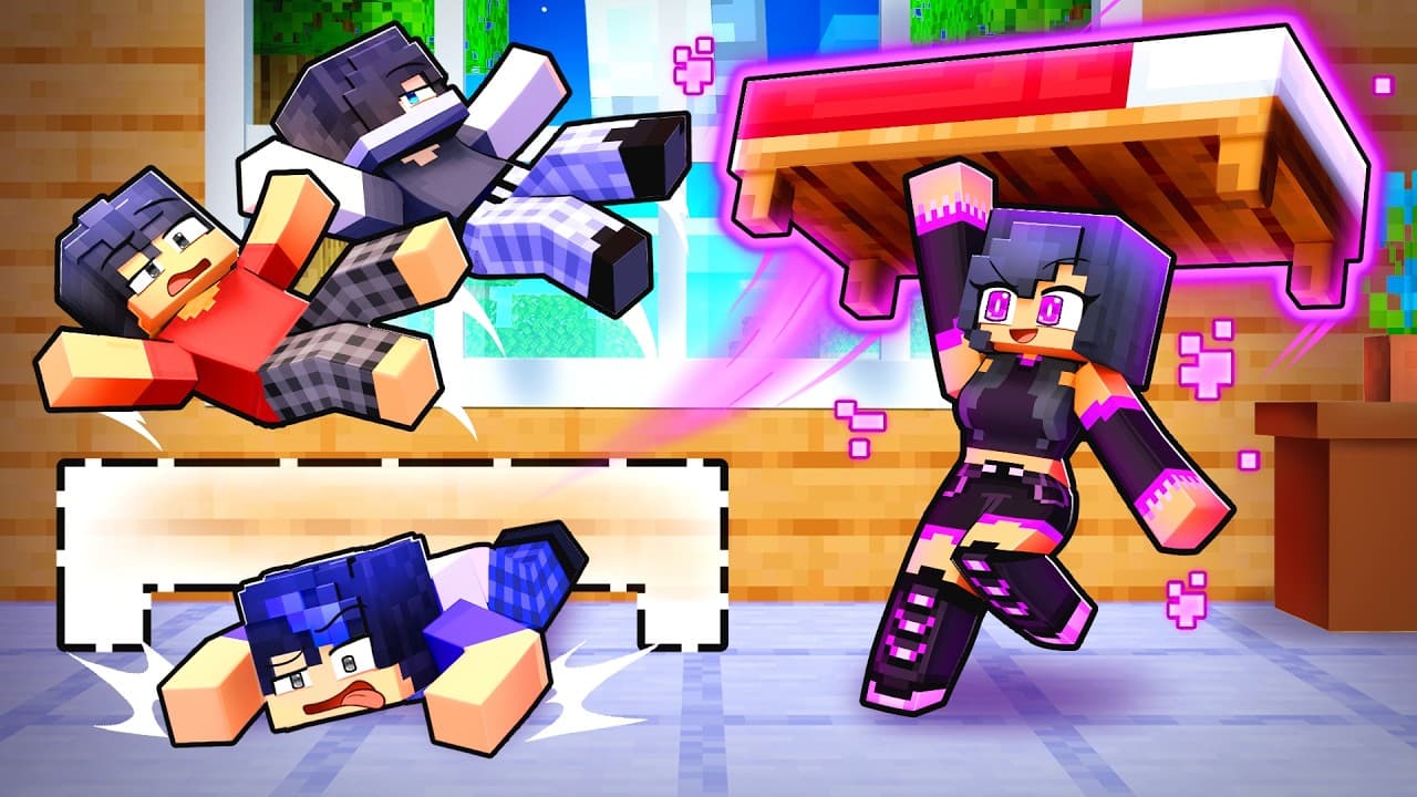 ENDER GIRL at an ALL BOYS Sleepover!