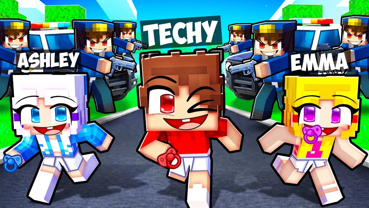 We Played as BABIES In Minecraft...