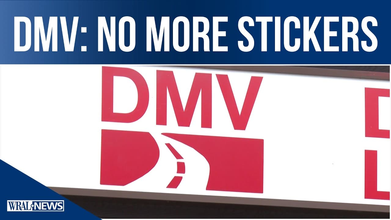 DMV getting rid of license plate stickers, paper registration cards