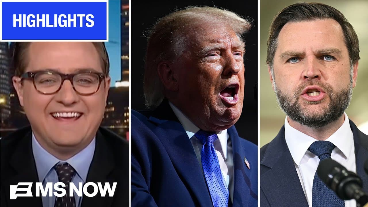 5 days to midterms: Trump CANCELS rallies, GOP PANICS over Senate races | MS NOW Highlights