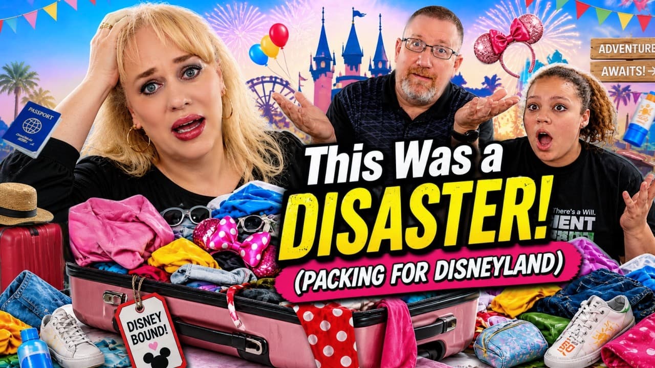 This Was a DISASTER! (Packing for Disneyland!)