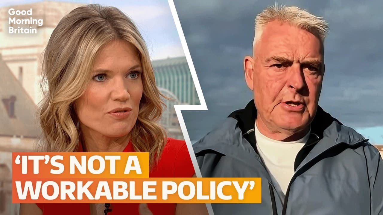 Lee Anderson clashes with Charlotte Hawkins over Reform UK’s small boats plan