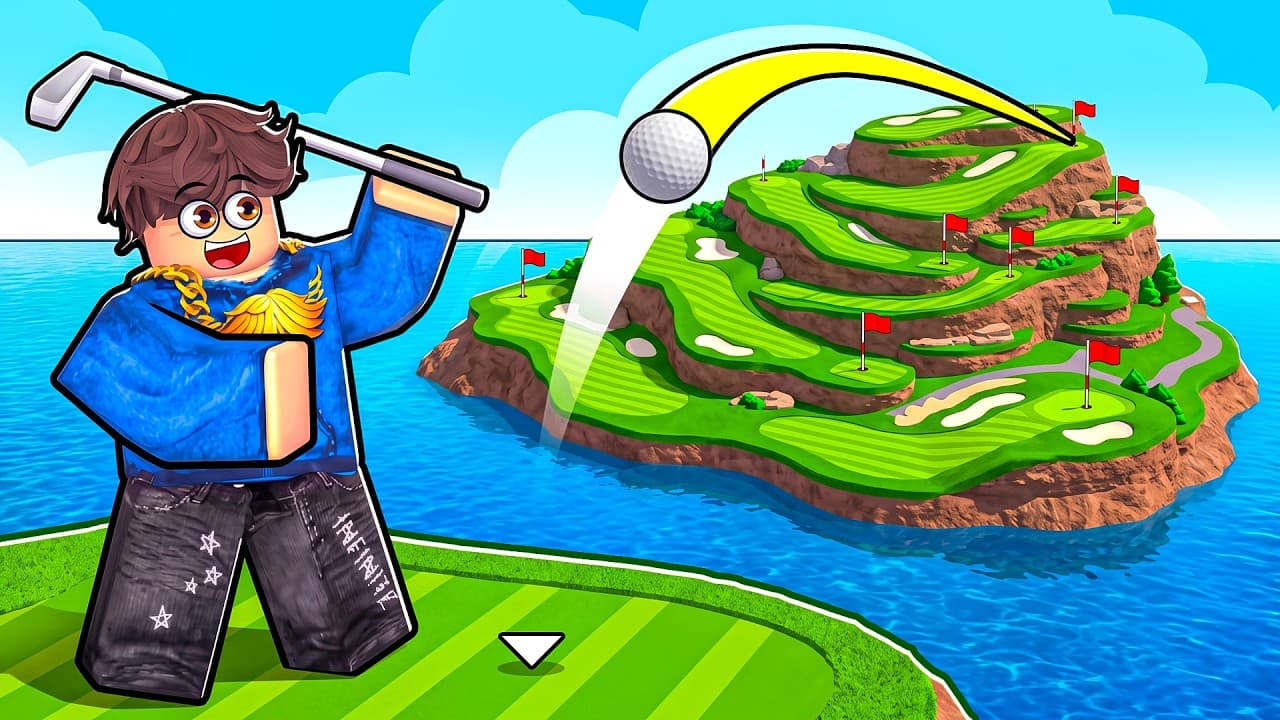 ROBLOX HIT A GOLF BALL..