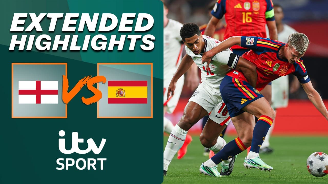 HIGHLIGHTS - England v Spain | Chaotic Clash at Wembley! | UEFA Nations League