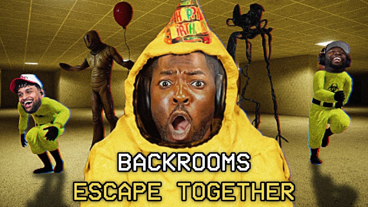 WE FINALLY MADE IT OUT THE BACKROOMS! (Backrooms: Escape Together)