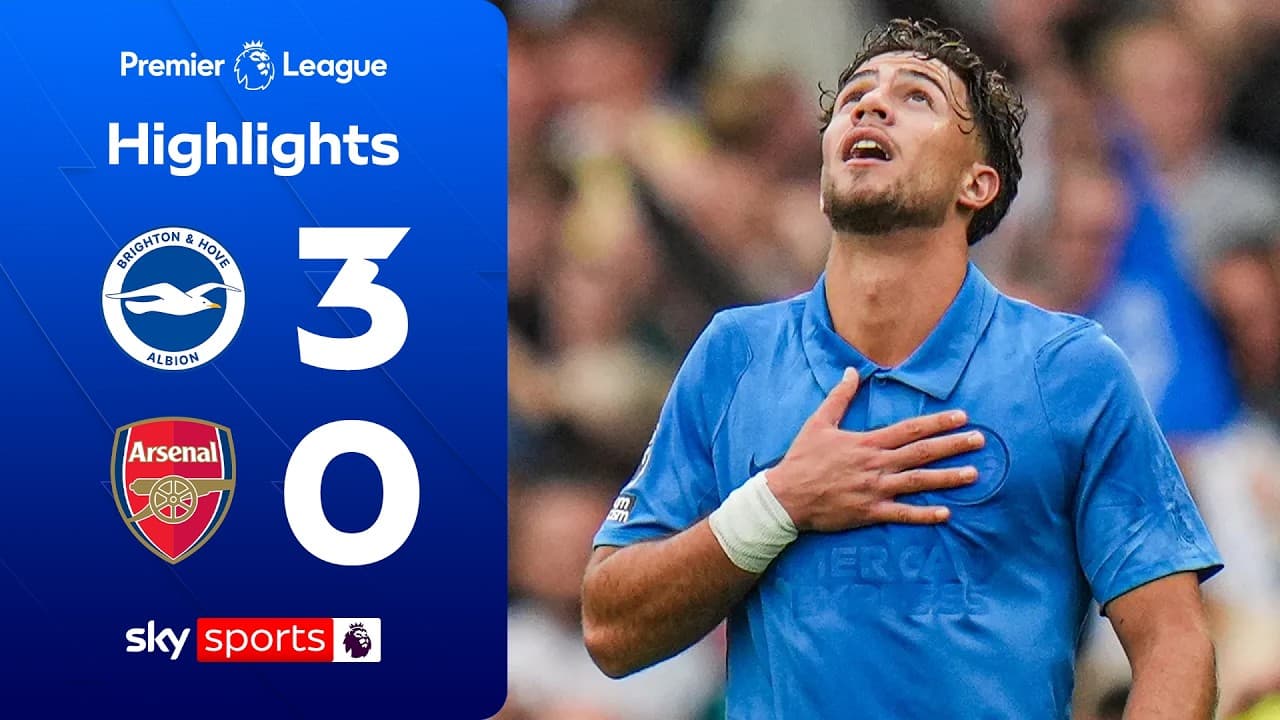 Impressive Seagulls STUN the champions! 👏 | Brighton 3-0 Arsenal | Premier League Highlights