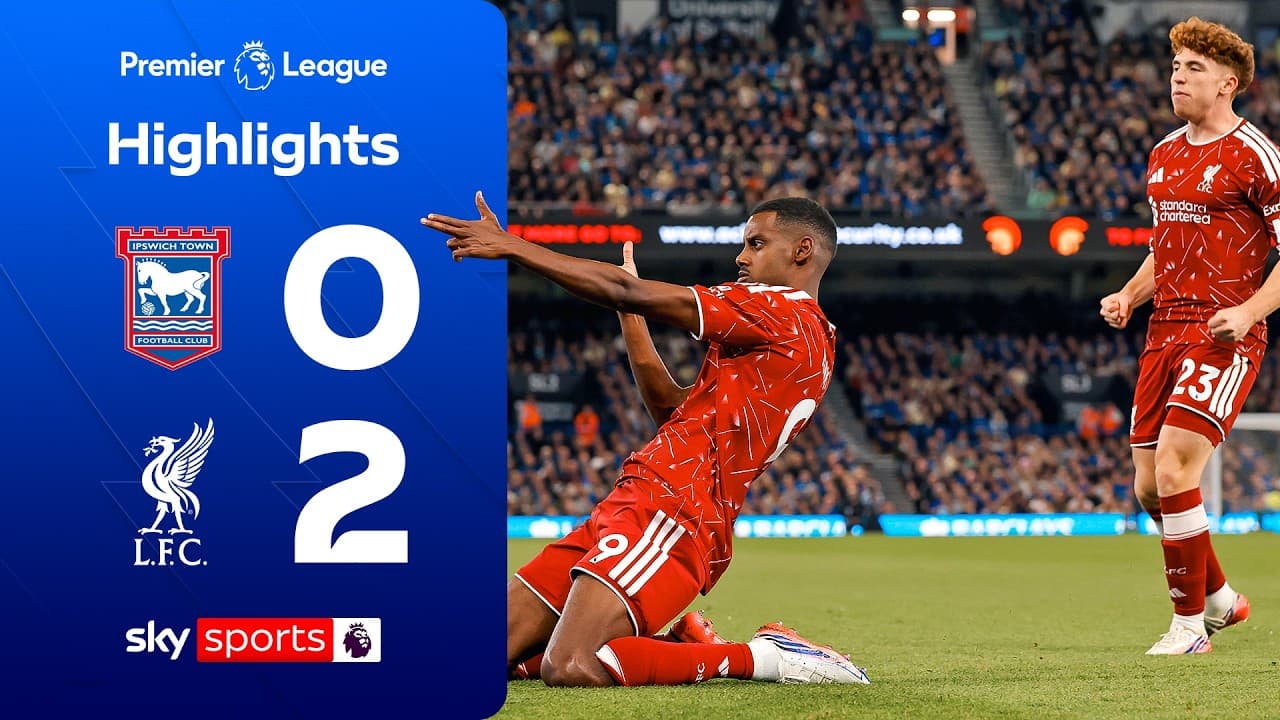 Isak double gets Liverpool first win of season! | Ipswich 0-2 Liverpool | Premier League Highlights