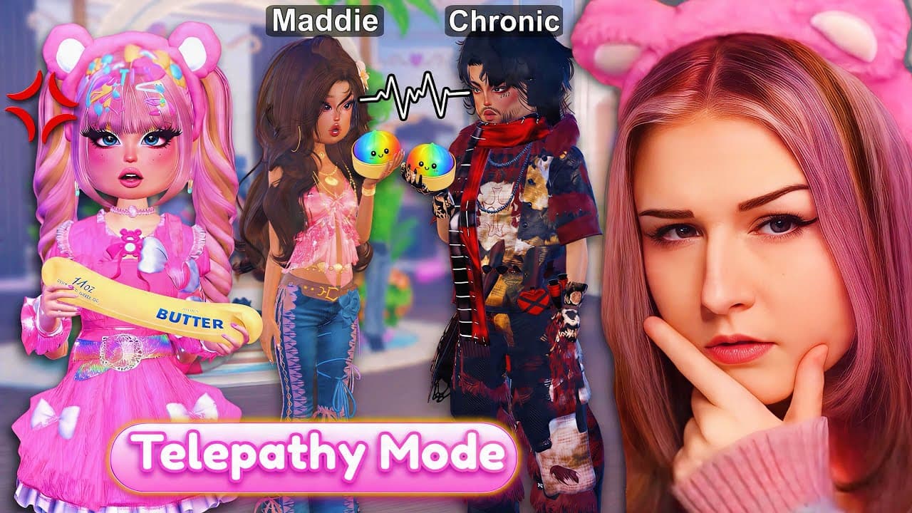 WE Did The TELEPATHY CHALLENGE In DRESS TO IMPRESS.... | ROBLOX