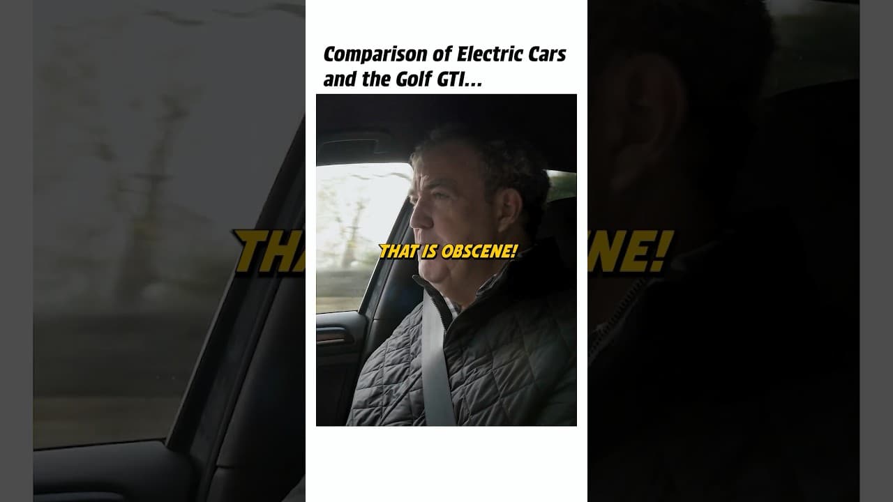 Comparison of electric cars and the Golf GTI…😏