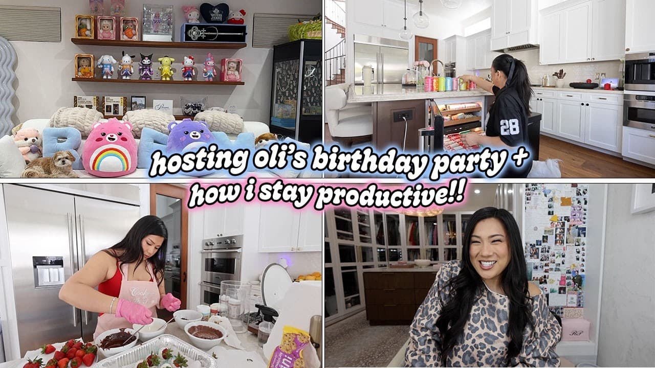 HOSTING OLI'S BDAY PARTY + How I Stay Productive!!