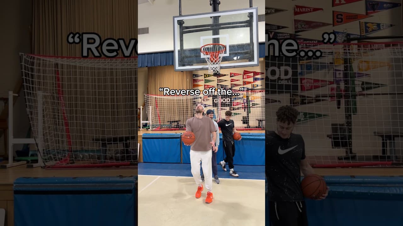Reverse Full Court Shot! #shortvideo