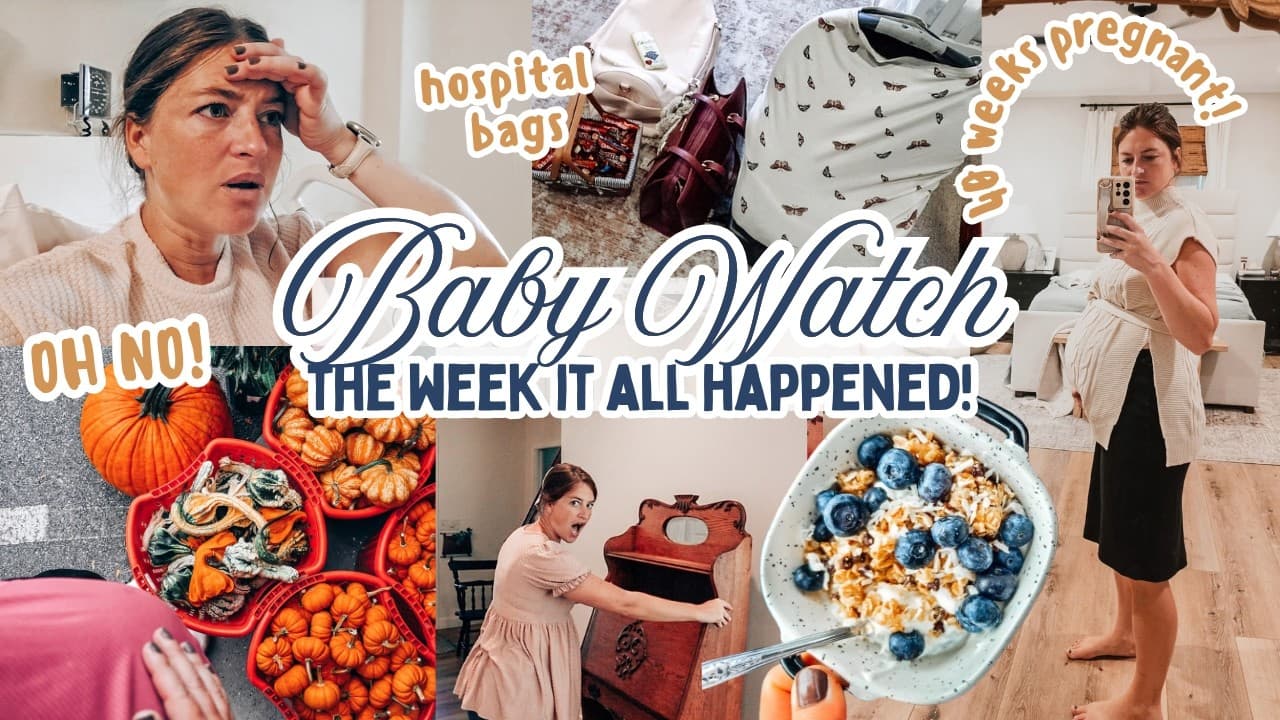 BABY WATCH!-- the week baby #5 arrived (we were not ready!)