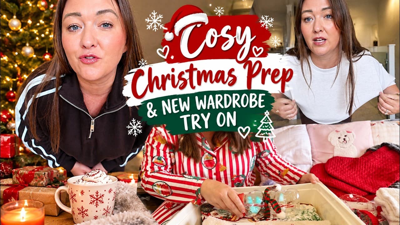 New Wardrobe Try On & Cosy Christmas Prep!
