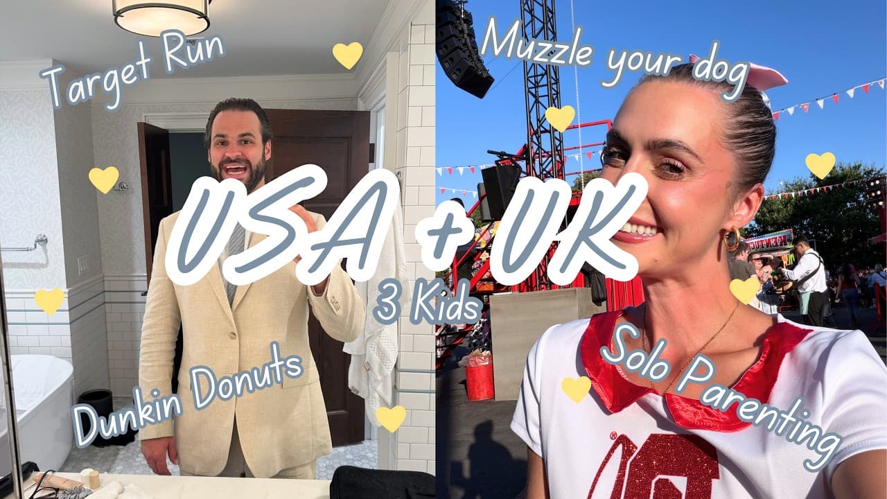Husband in the US - Solo Parenting...ish - USA + UK - Parenting of 3 x