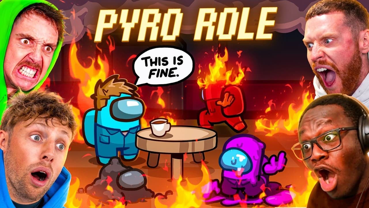 SIDEMEN AMONG US PROX CHAT BUT EVERYTHING IS ON FIRE