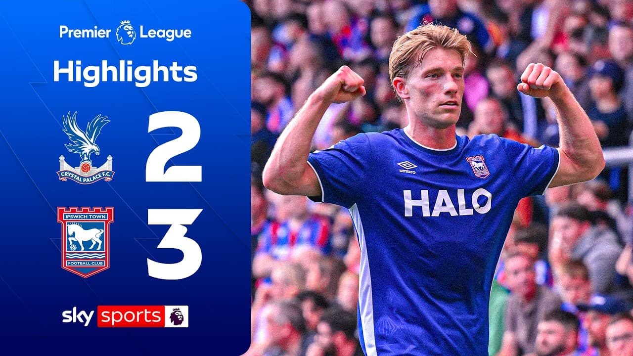 Flemming nets last-minute winner! 💪 | Crystal Palace 2-3 Ipswich | Premier League Highlights