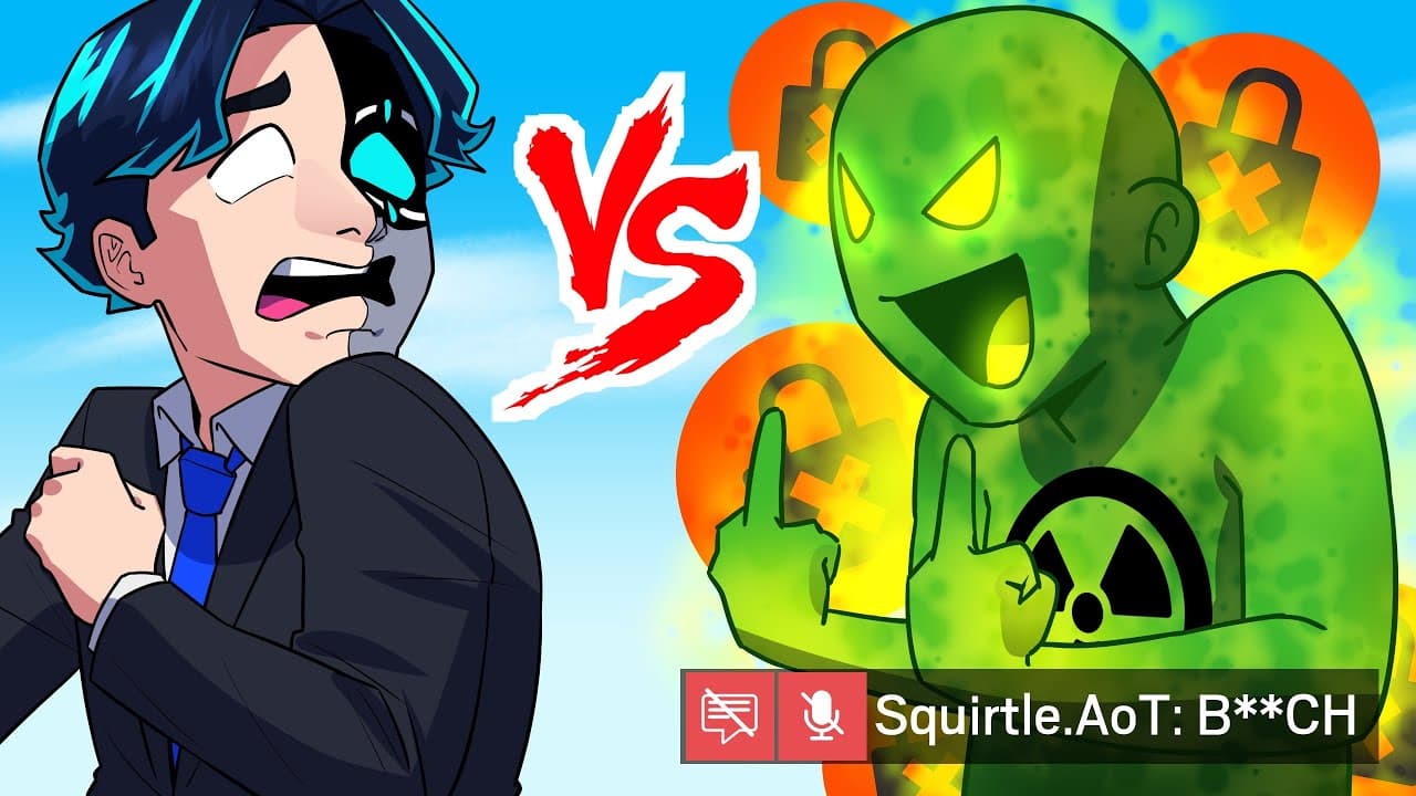 SPOIT VS SQUIRTLE 1V1 (MOST TOXIC PLAYER EVER)