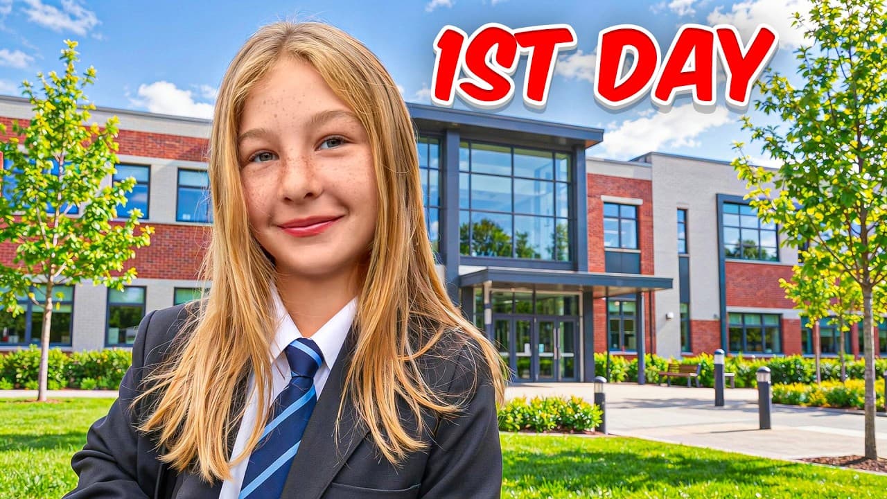 Olivia's FIRST EVER day at SECONDARY SCHOOL 📚✏️
