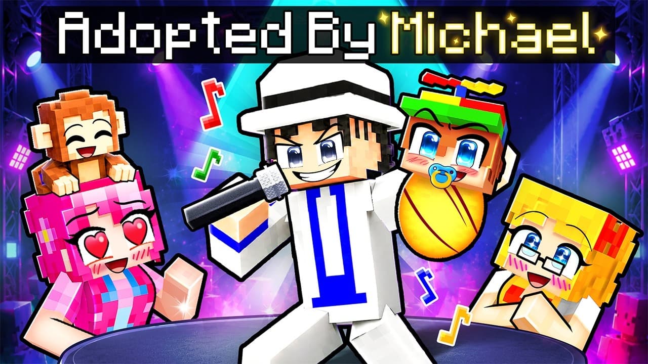 Adopted By MICHAEL JACKSON in Minecraft!
