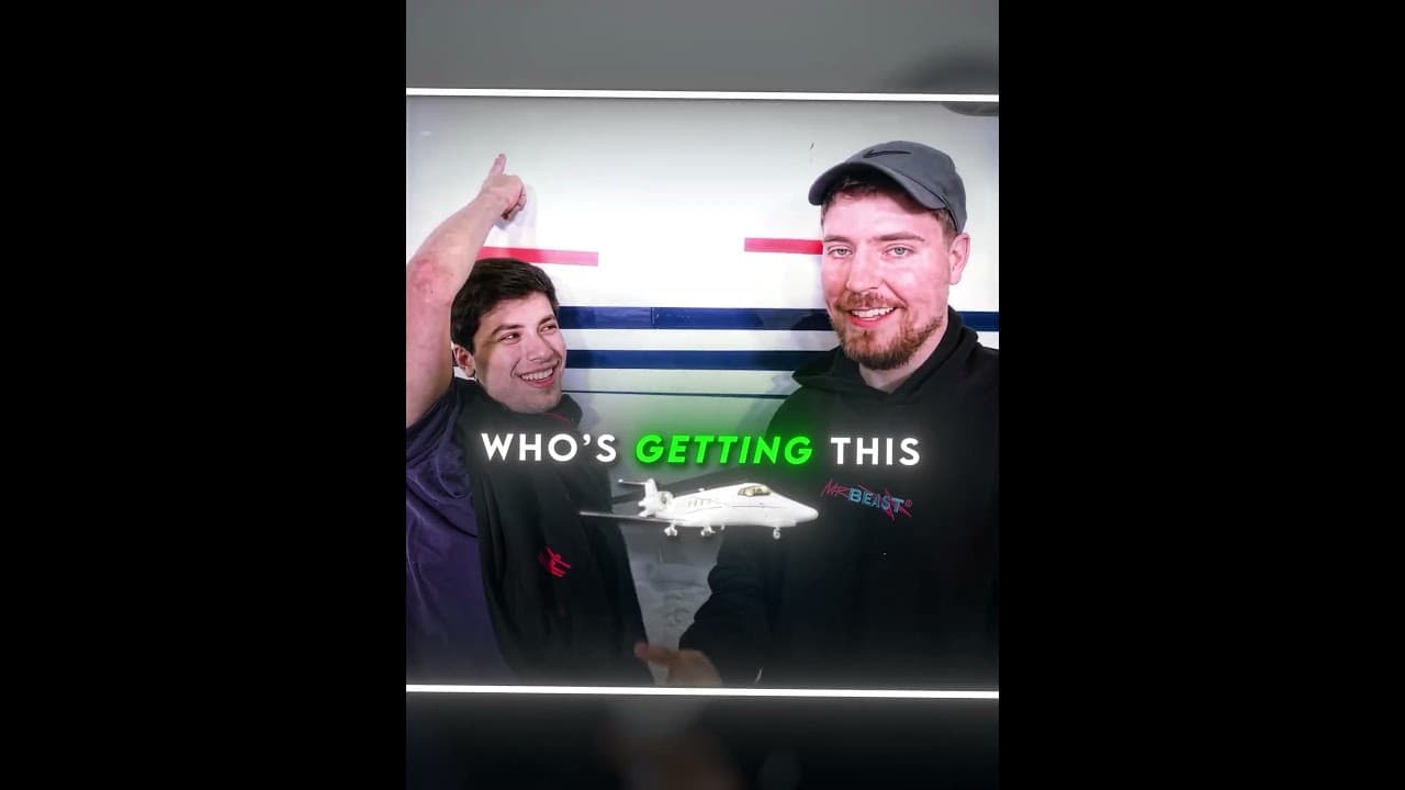 MrBeast Give Away A $2,500,000 Private Jet🤯 #shorts #shortvideo #mrbeast #mrbeastshorts