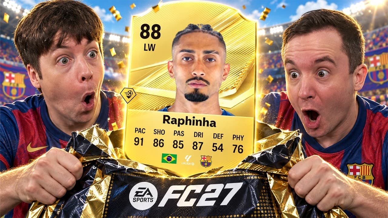 WE ACTUALLY PACKED RAPHINHA ON OUR FC 27 RTG!