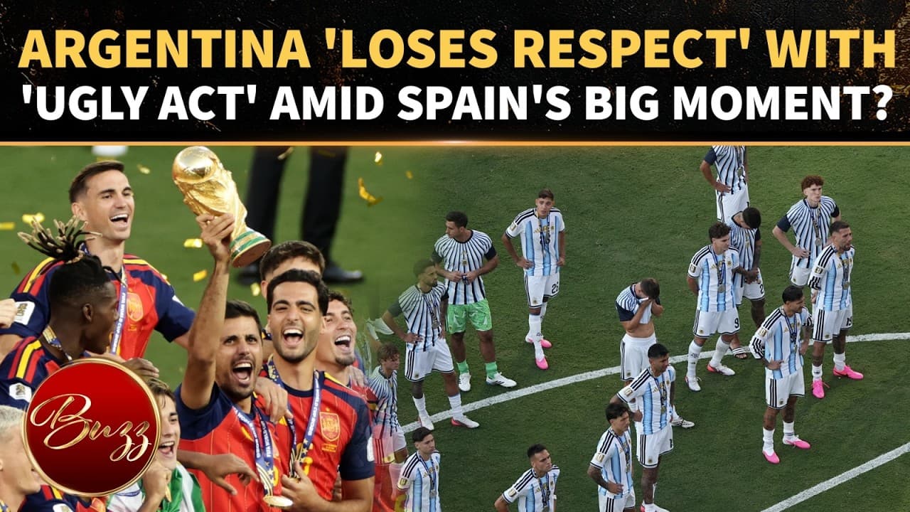 Argentina Meltdown! Messi & Team 'DISRESPECT' Spain After FIFA World Cup Final Defeat Turns VIOLENT