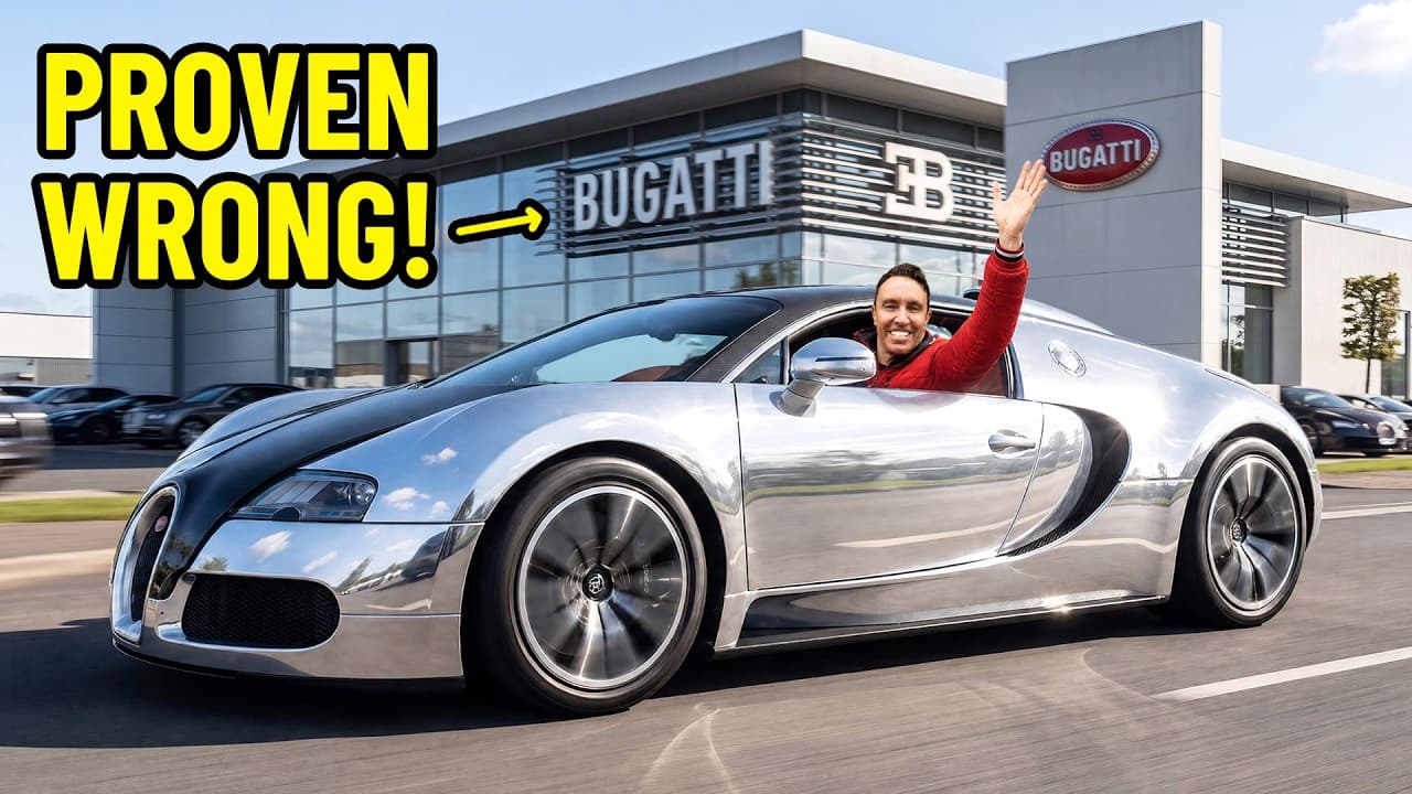 ATTEMPTING TO DRIVE MY BUGATTI VEYRON FOR THE FIRST TIME
