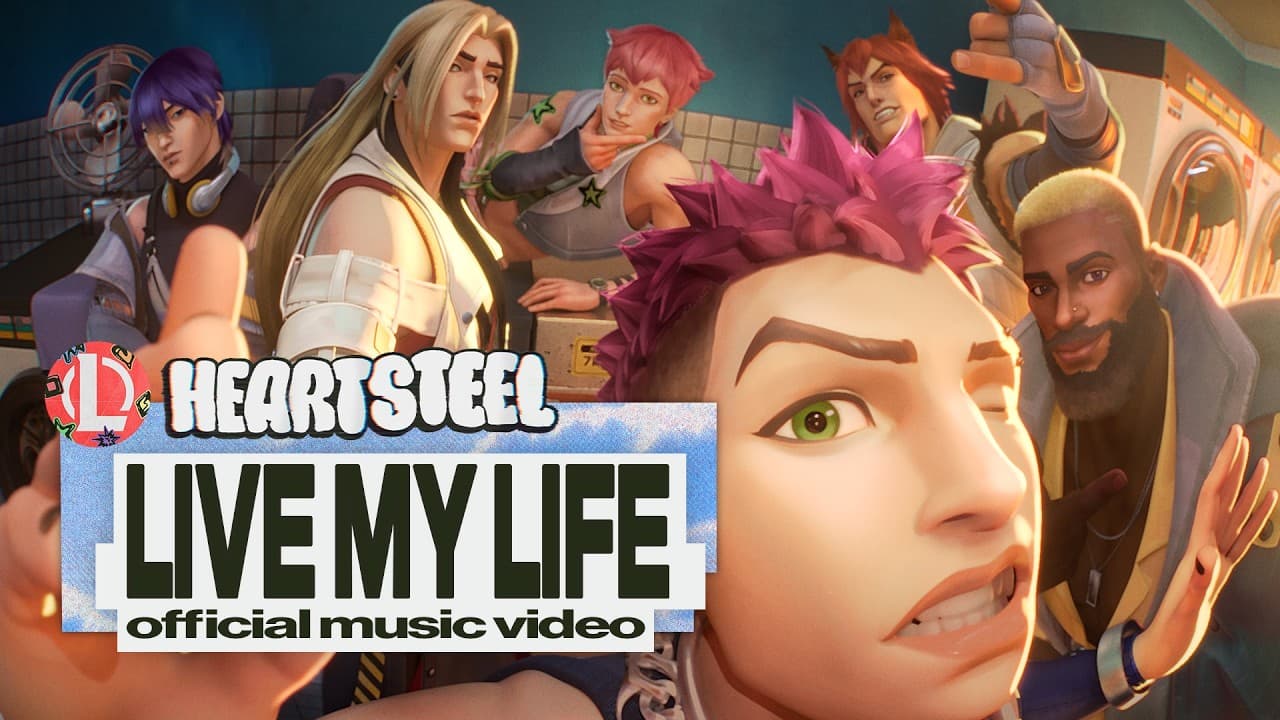 HEARTSTEEL - Live My Life ft. Anderson .Paak, BAEKHYUN, Connor Price, Nic D (Official Music Video)