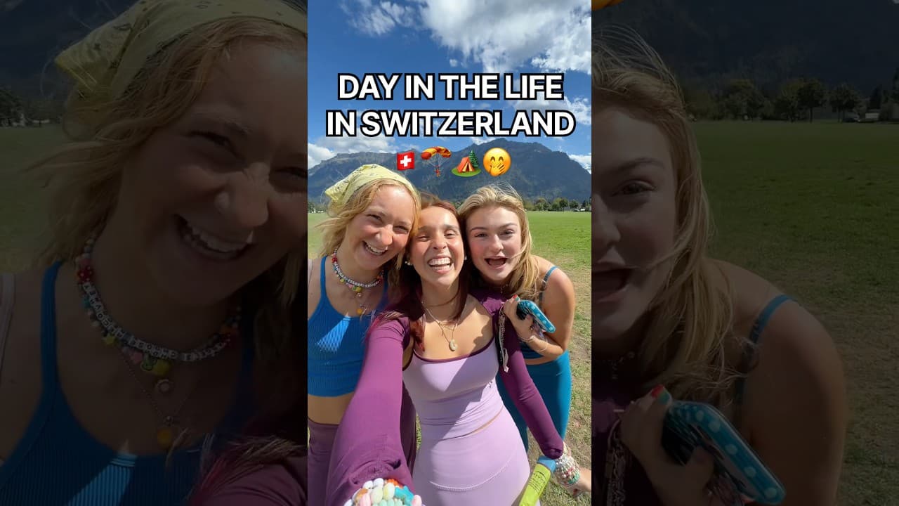 day in switzerland โฐ๏ธ๐ช๐ #lisishops #lisi #grwm #dayinmylife #dayinthelife #switzerland #travel