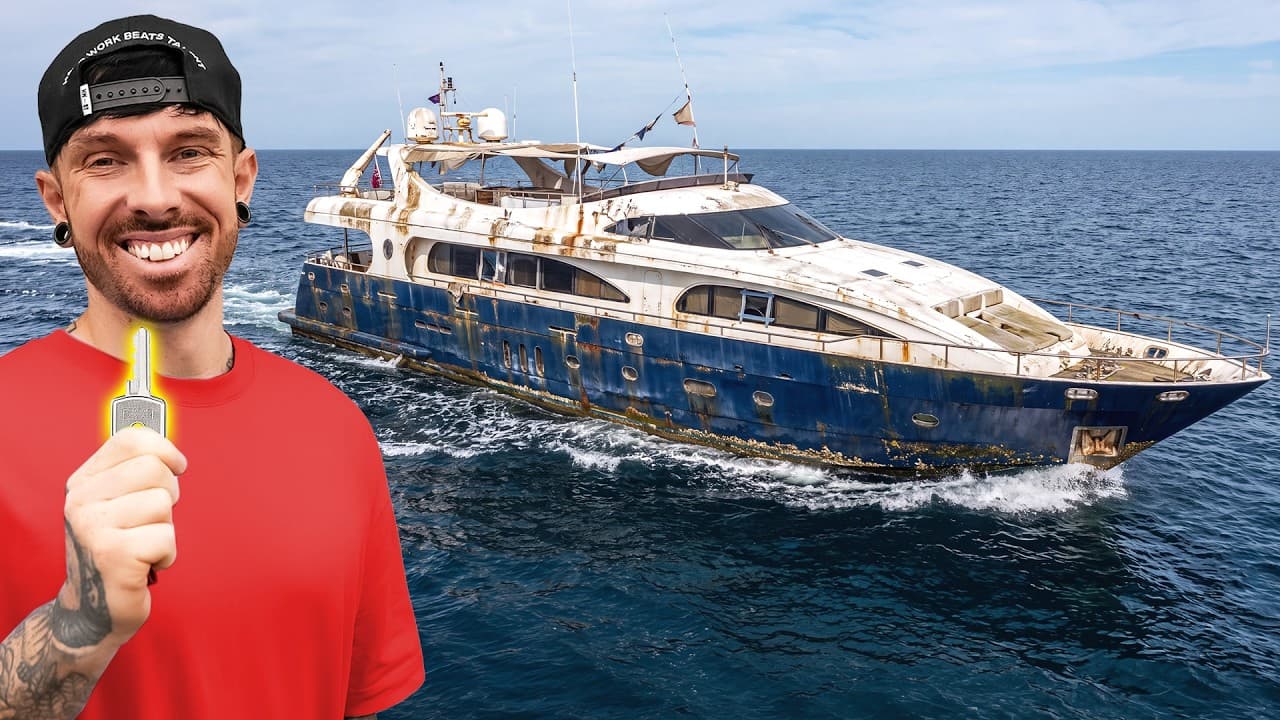 I BOUGHT A NON RUNNING £1.7M LUXURY YACHT
