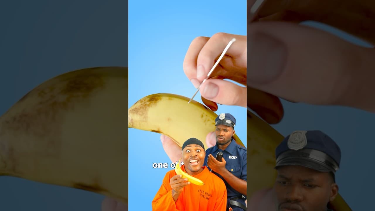 Banana Peeling Hack! ๐ @zackdfilms