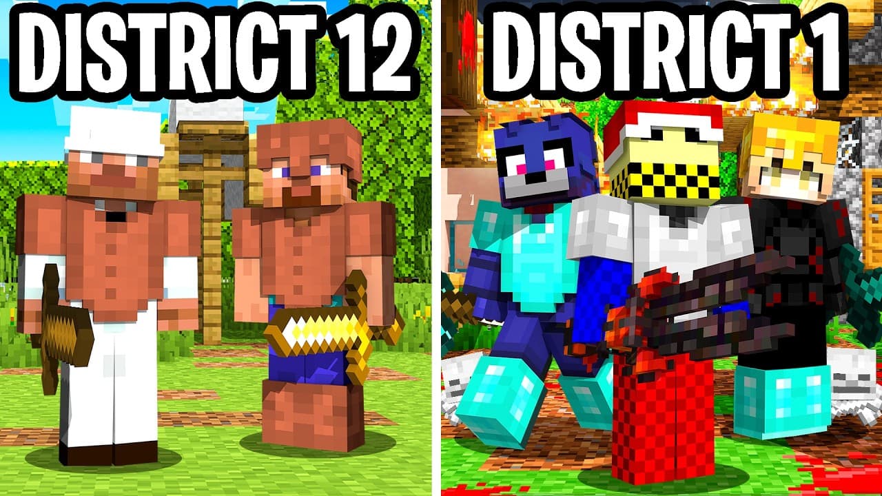 100 Players Simulate Minecraft's Deadliest Tournament!