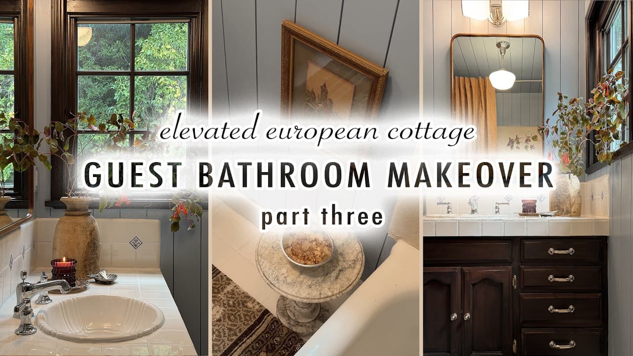 EXTREME BATHROOM MAKEOVER *European Cottage* Complete Transformation | XO MaCenna