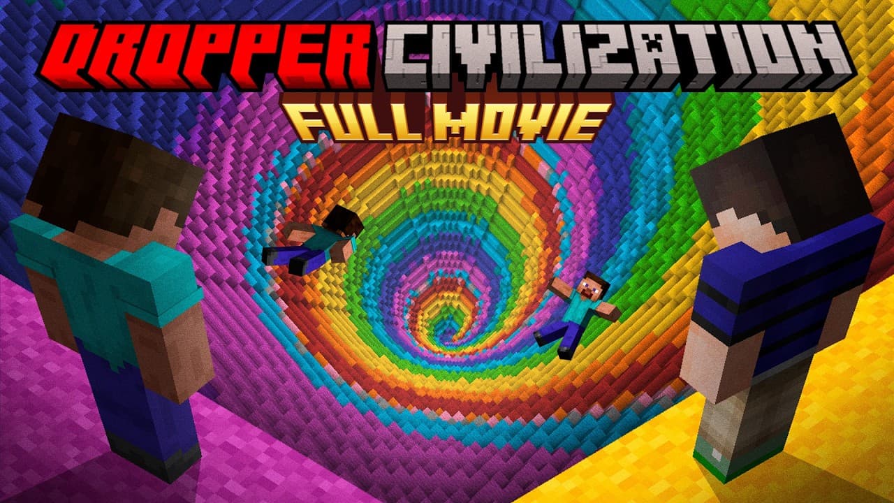 I Survived Minecraft's Dropper Civilization
