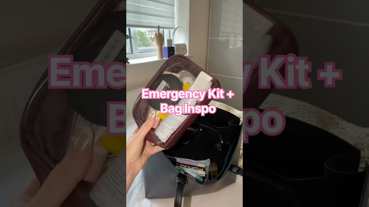 Emergency Kit and Bag Inspo!