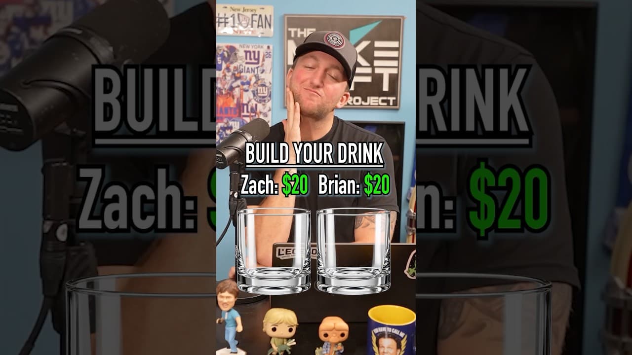Who Can Build The Better Drink With $20? #shorts #drink #alcohol #food #games