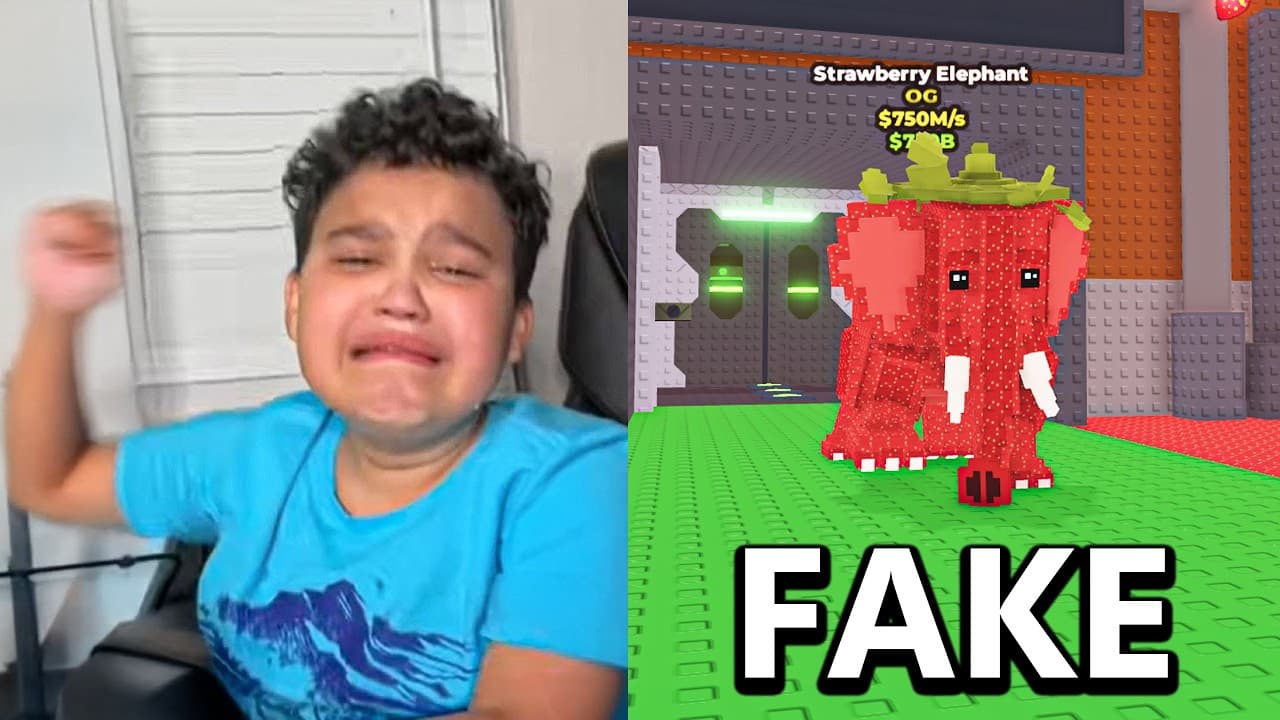 spawning FAKE strawberry elephants..