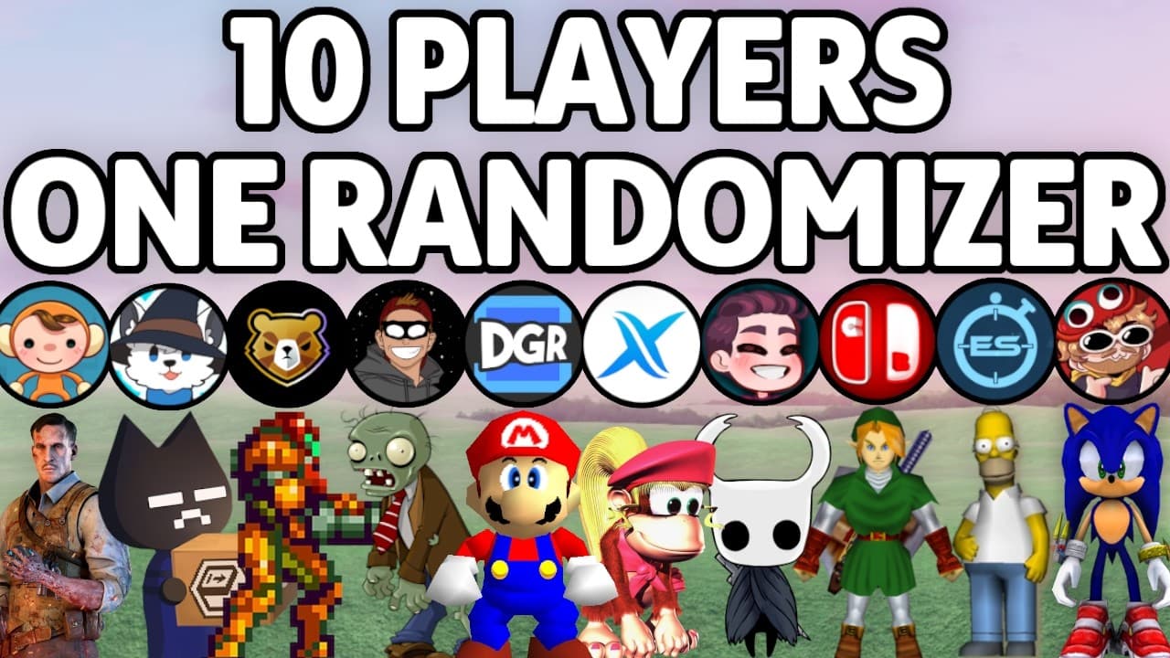 We tried a 10 player cross-game RANDOMIZER