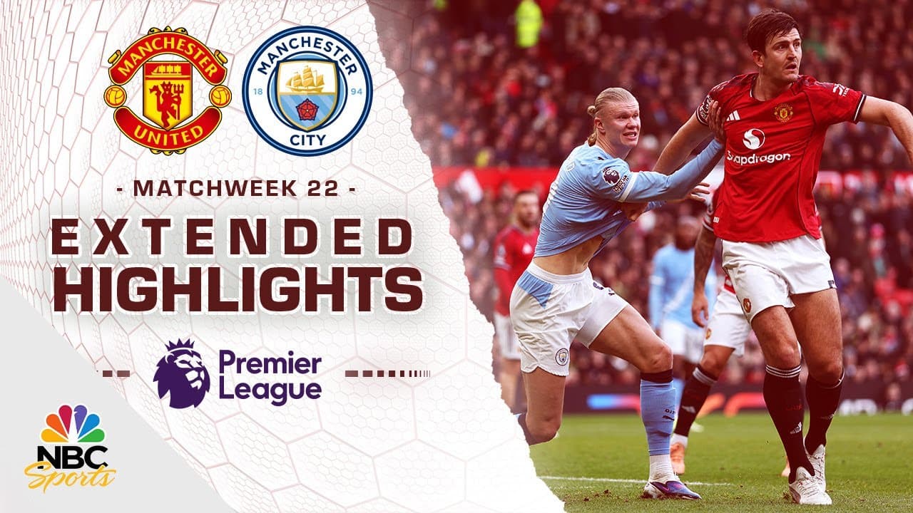Manchester United v. Manchester City | PREMIER LEAGUE HIGHLIGHTS | 1/17/2026 | NBC Sports