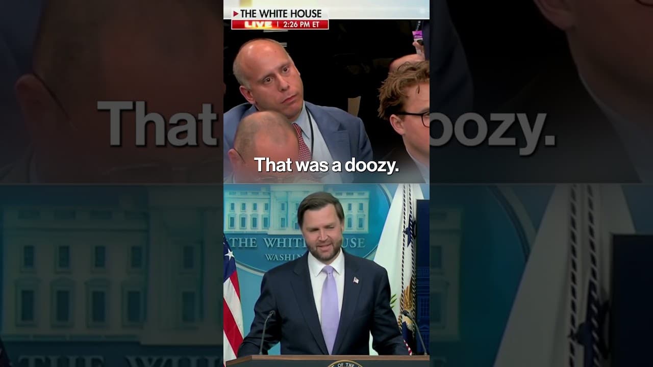 Vance Blows Up At A Reporter Asking About Trump's Stock Trades #Popular #News #jdvance
