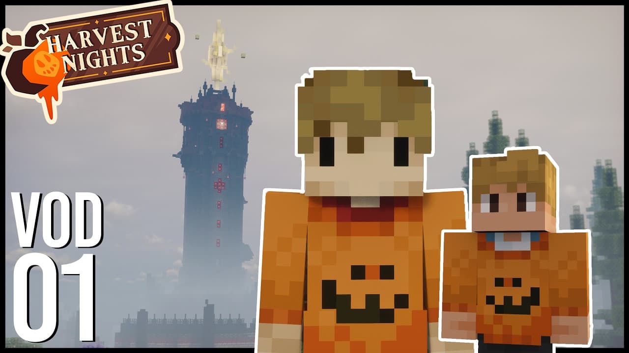Harvest Nights: VOD 1 - MODDED MINECRAFT!