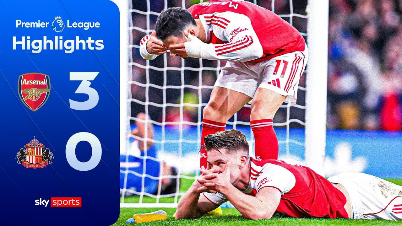 Gyökeres brace sends Gunners nine clear! 🎭 | Arsenal 3-0 Sunderland | Premier League Highlights