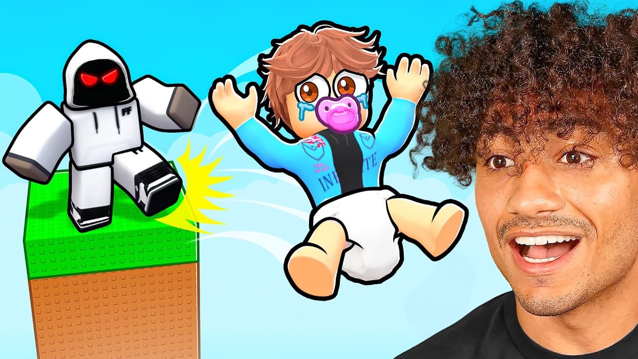 ROBLOX KICK THE BABY..