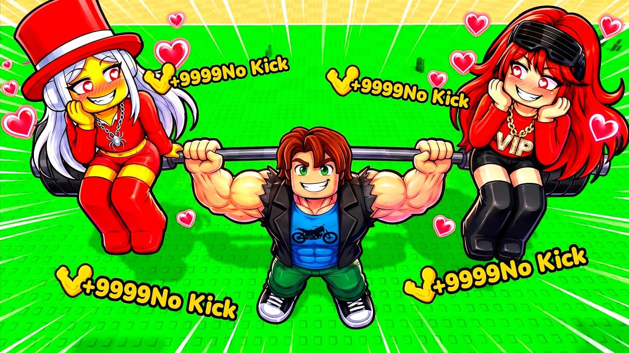 Kick a Lucky Block But I Can Buy CUSTOM WEIGHTS!