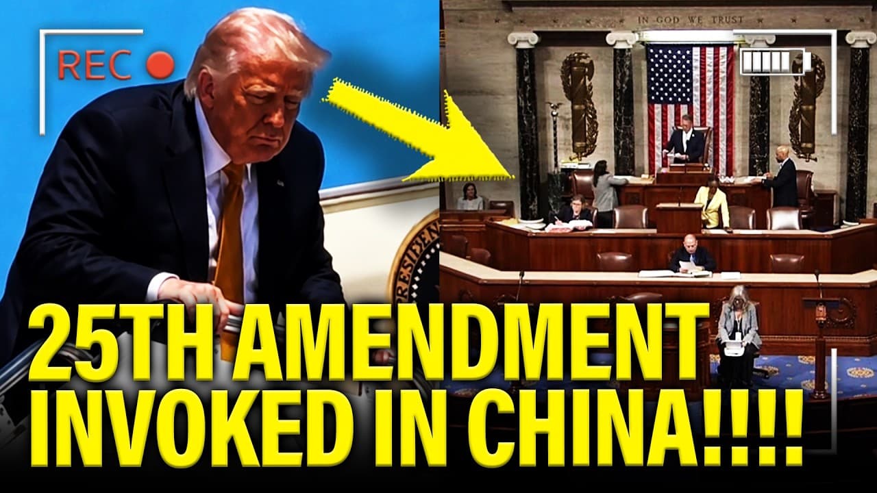 🚨Dems INVOKE 25TH AMENDMENT on Trump CHINA TRIP!!!