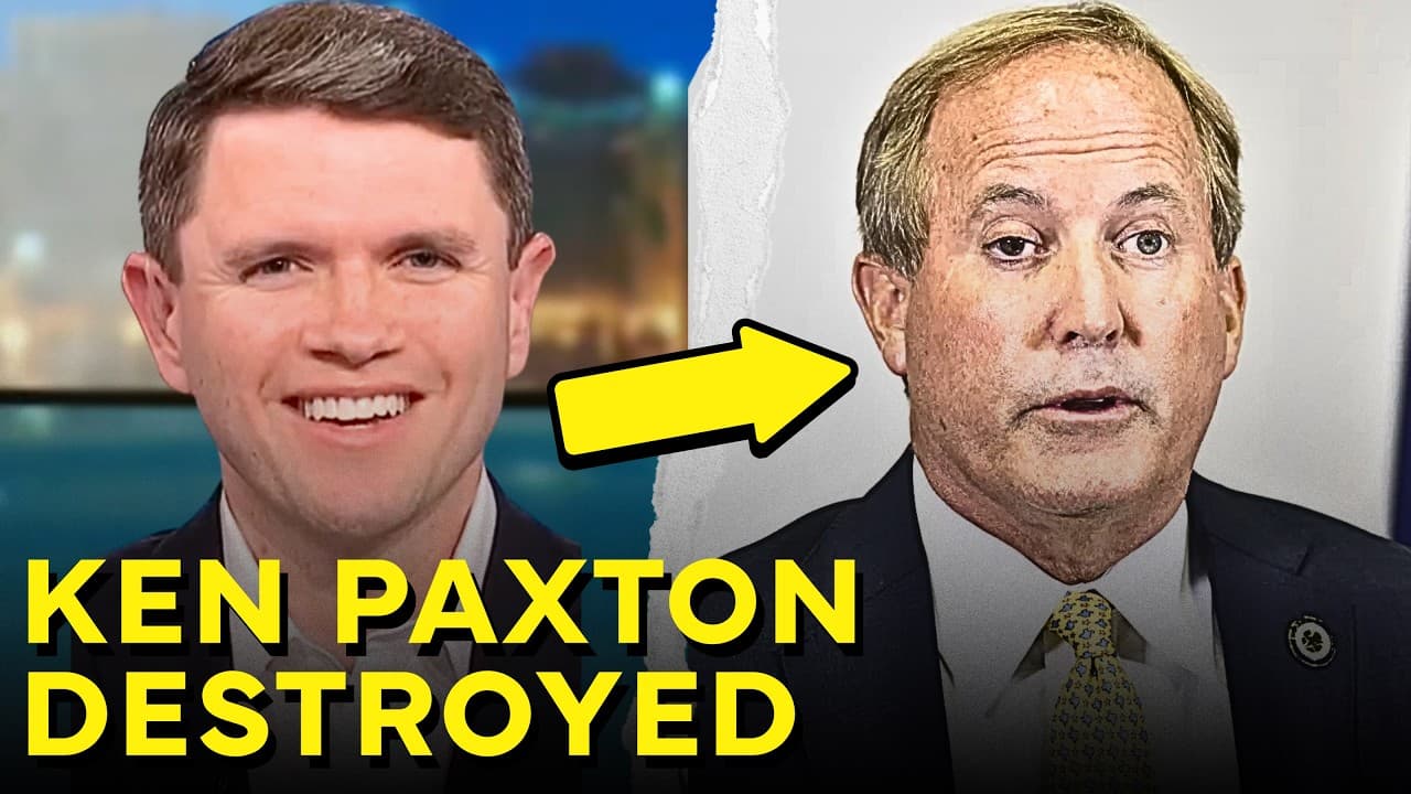 James Talarico SLAMS Ken Paxton's Corruption LIVE ON AIR