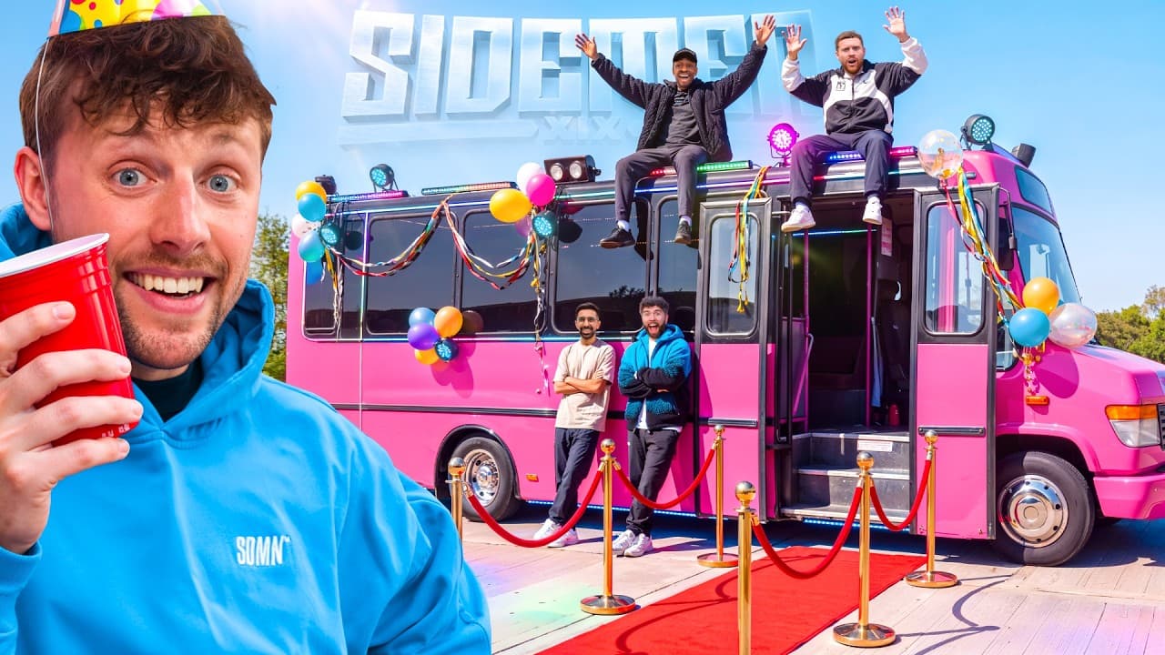 We Invited 20 YouTubers on the Ultimate Party Bus